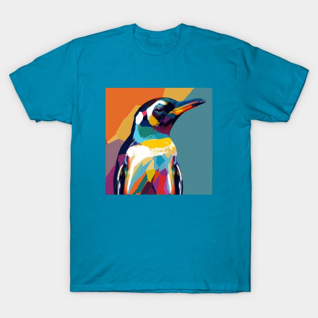 Pop Art Penguin T-Shirt by Star Scrunch